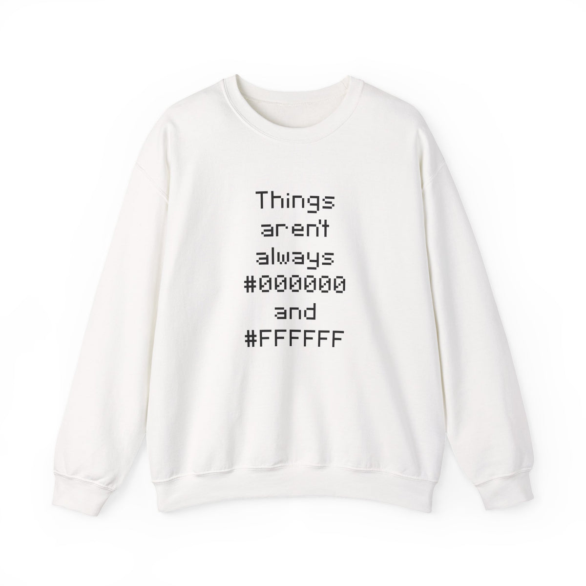 Black And White Sweatshirt