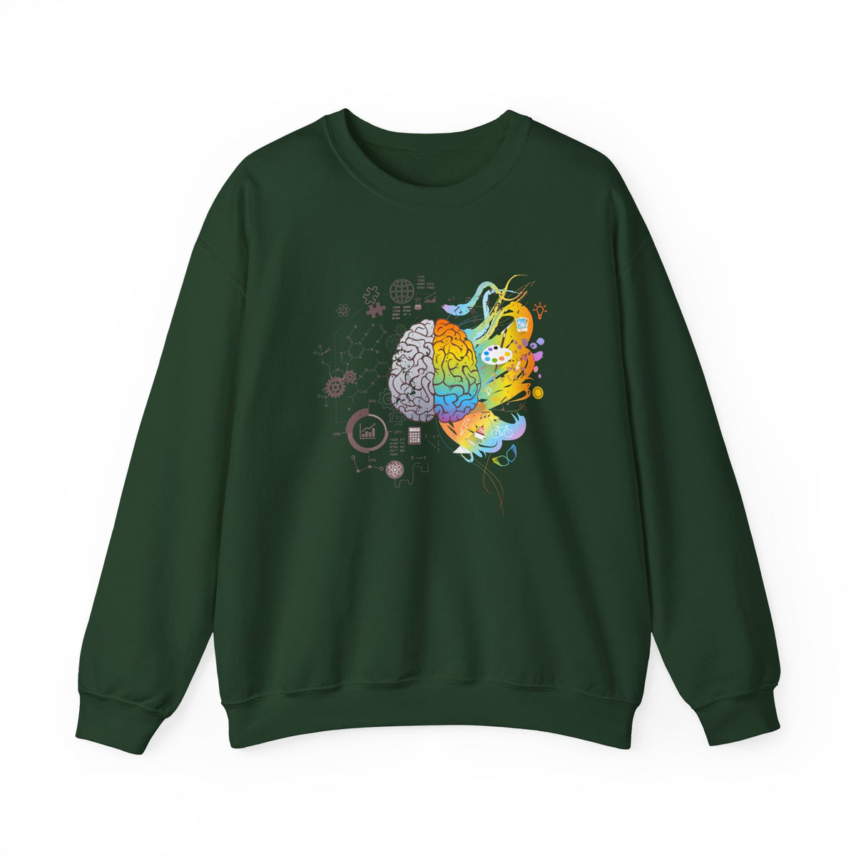Creative Scientific Brain Sweatshirt