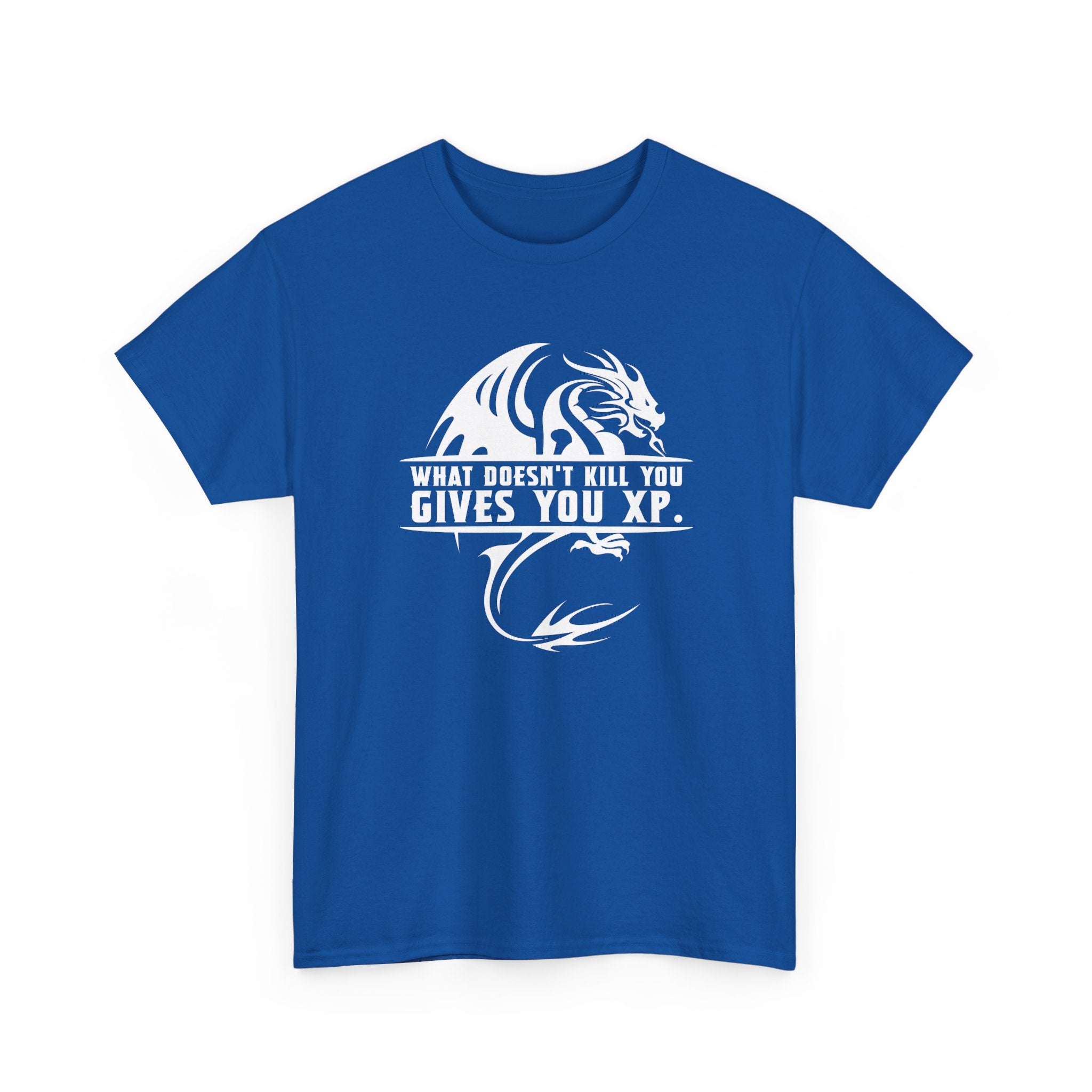 What Doesnt Kill You Gives You XP - Gamer Shirt - Regular Unisex Crewneck T-Shirt