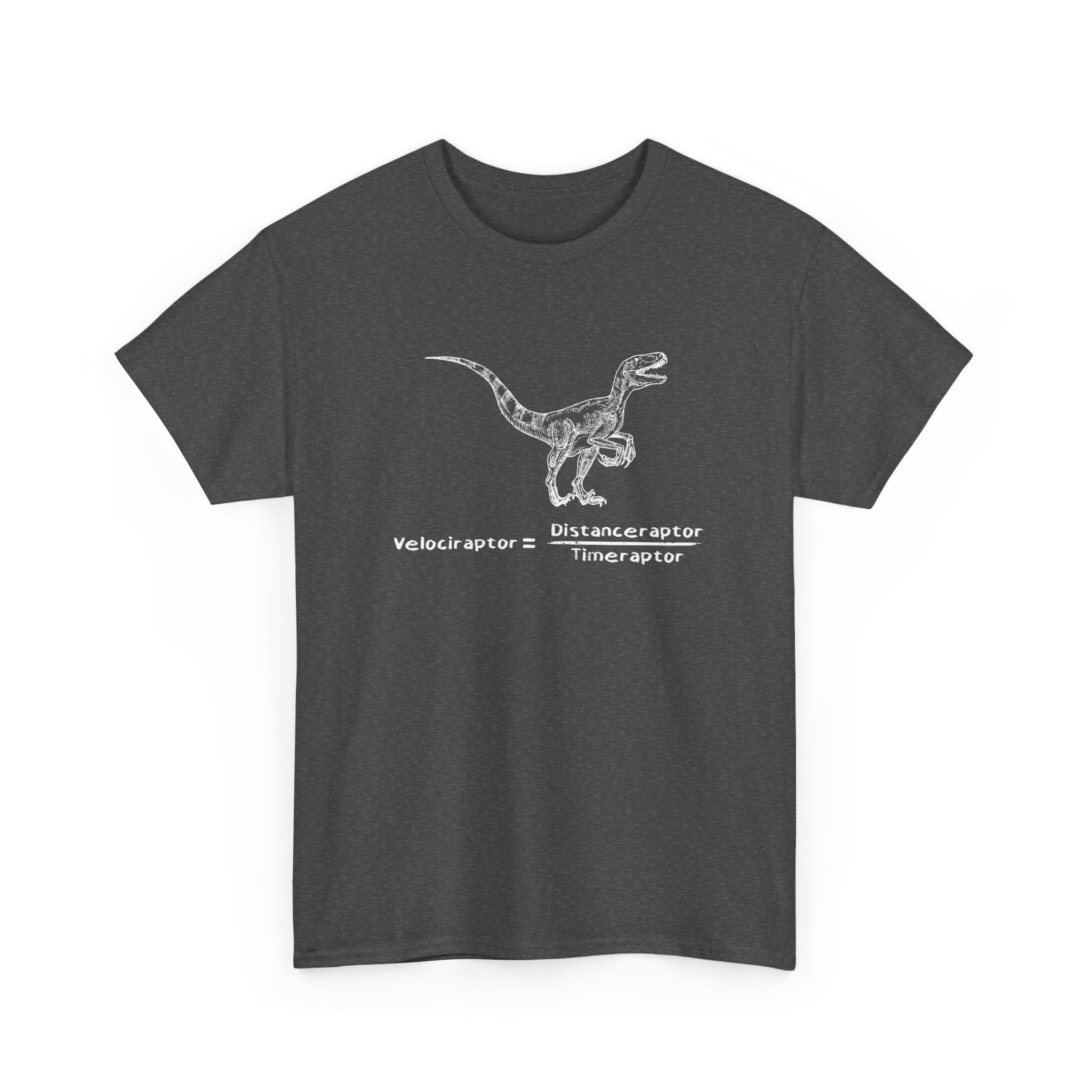 Raptor Speed Equation - Science Physics Geek - Regular Unisex Crewneck T-Shirt