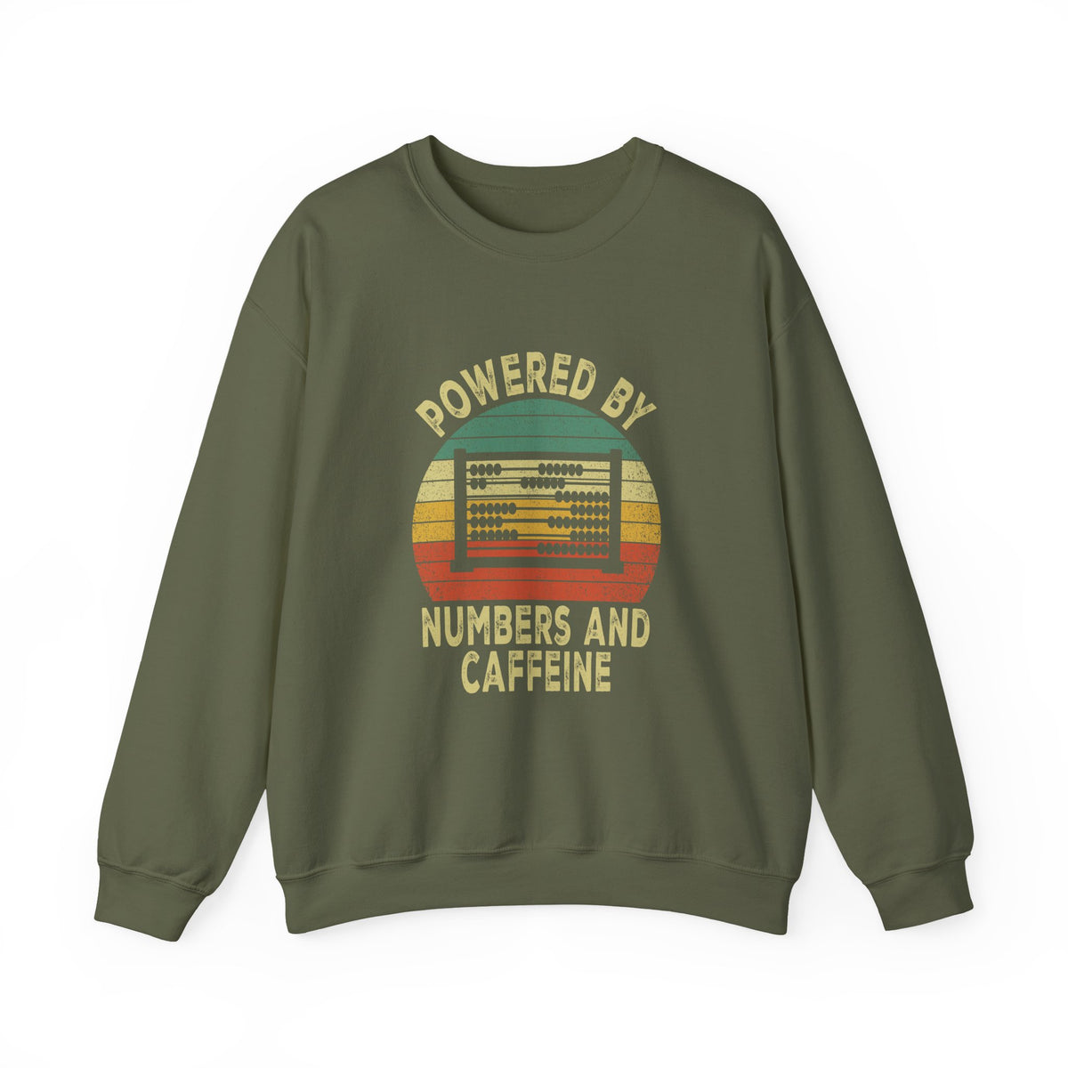 Powered By Numbers And Caffeine Sweatshirt