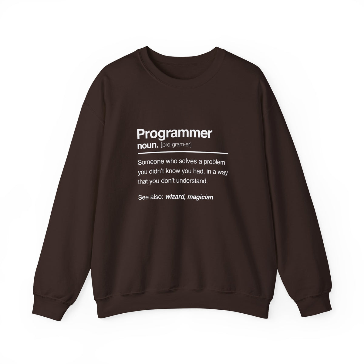 Programmer Noun Sweatshirt