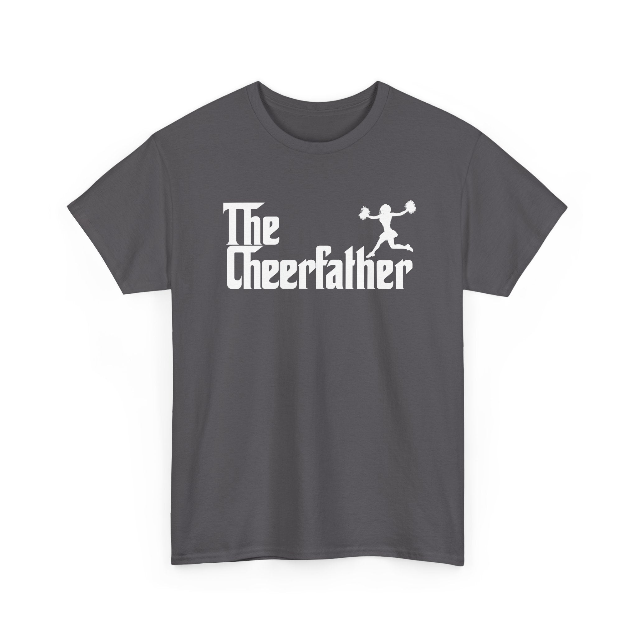 Funny Cheer Dad Shirt The Cheerfather Cheerleader Father Gift - Unisex Regular Crewneck T-Shirt