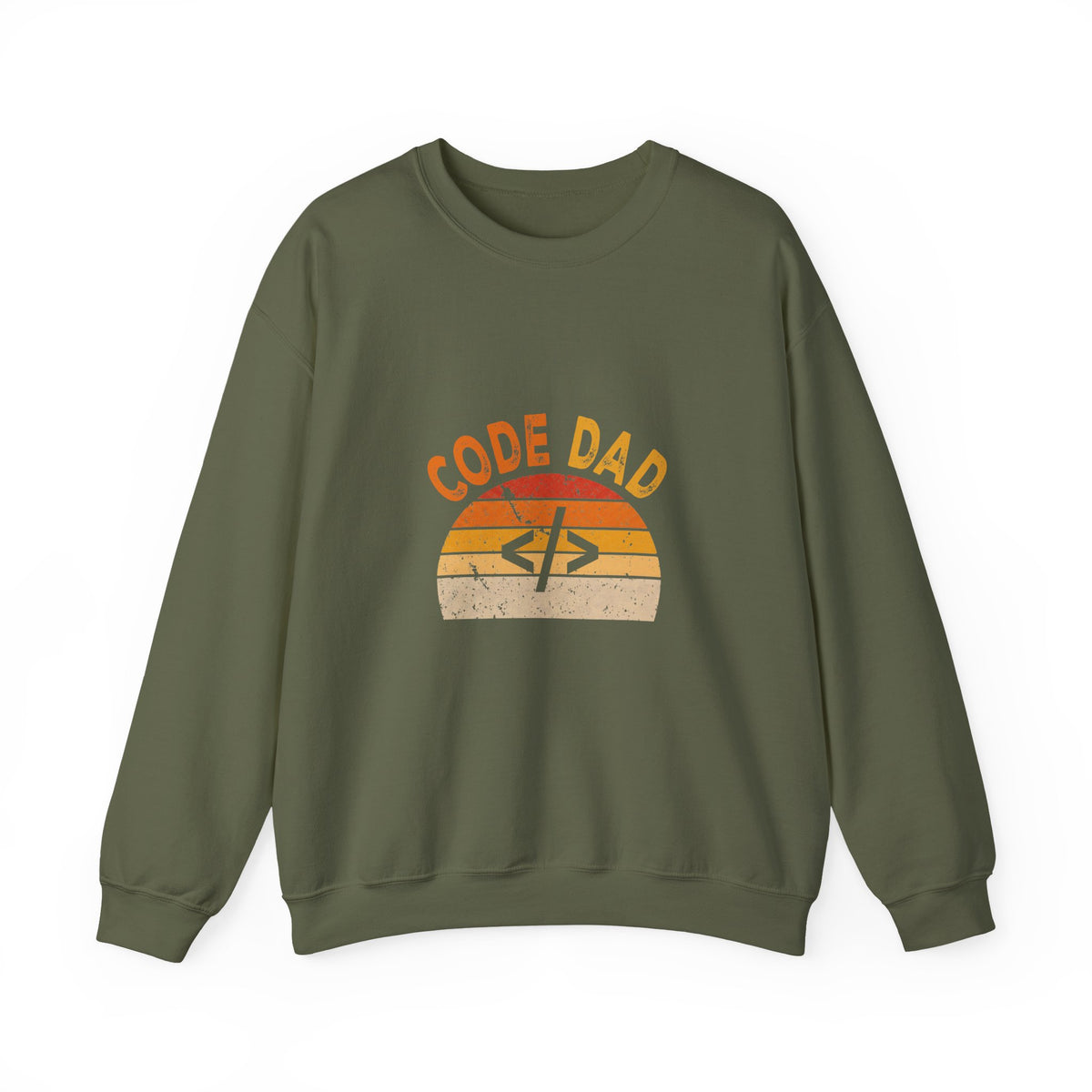 Code Dad Retro Programmer Sweatshirt