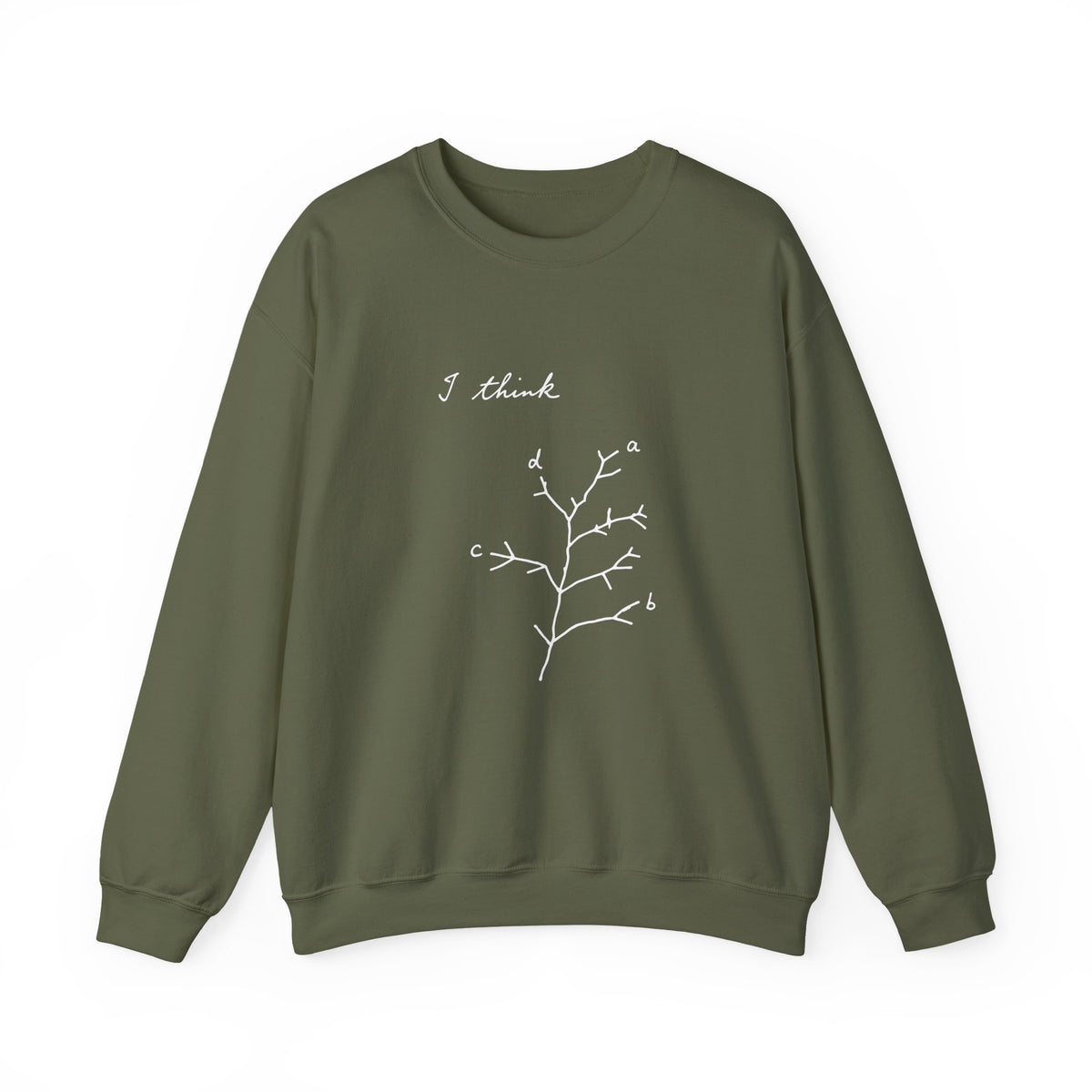 I Think - Darwin's Tree Of Life Sweatshirt