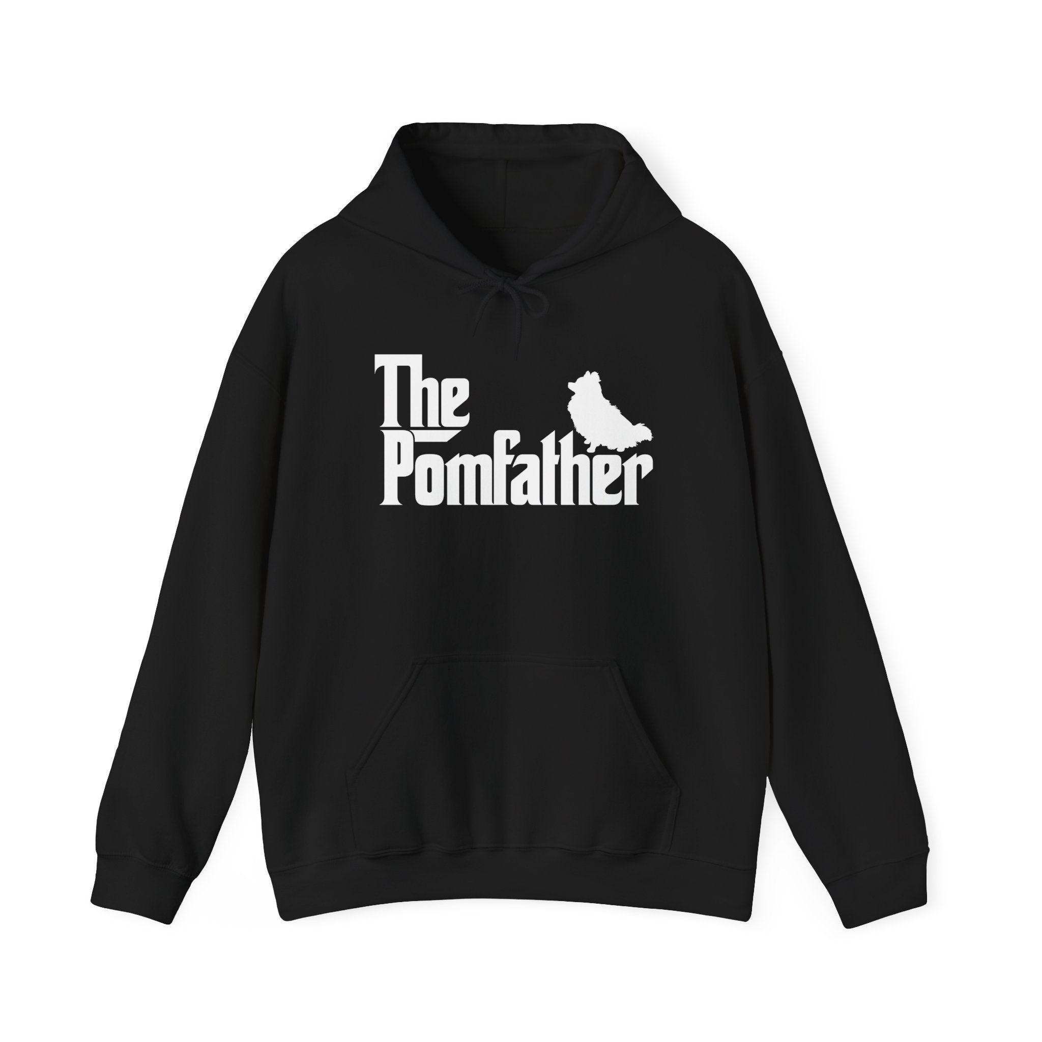 The Pomfather - Pomeranian Dog Dad Gift - Unisex Hooded Sweatshirt