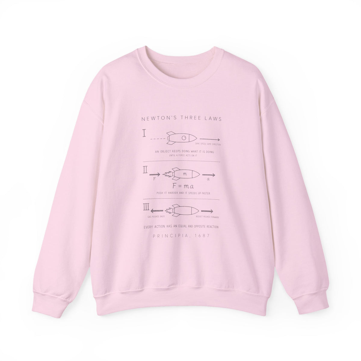 Newton's Three Laws Sweatshirt