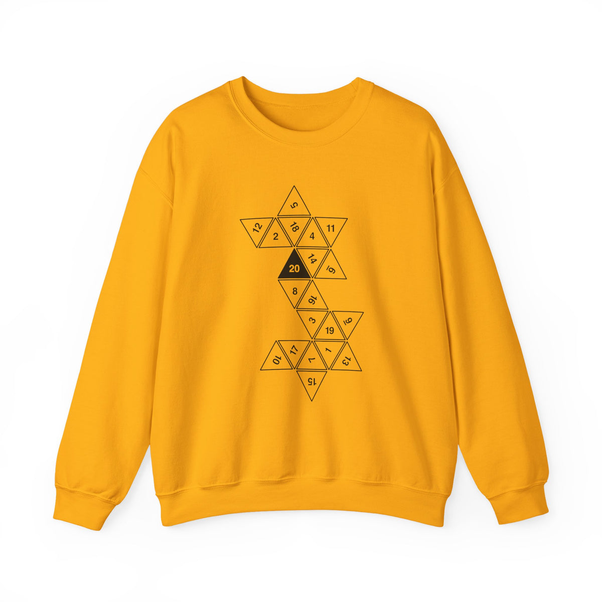 20 Sided Die Sweatshirt