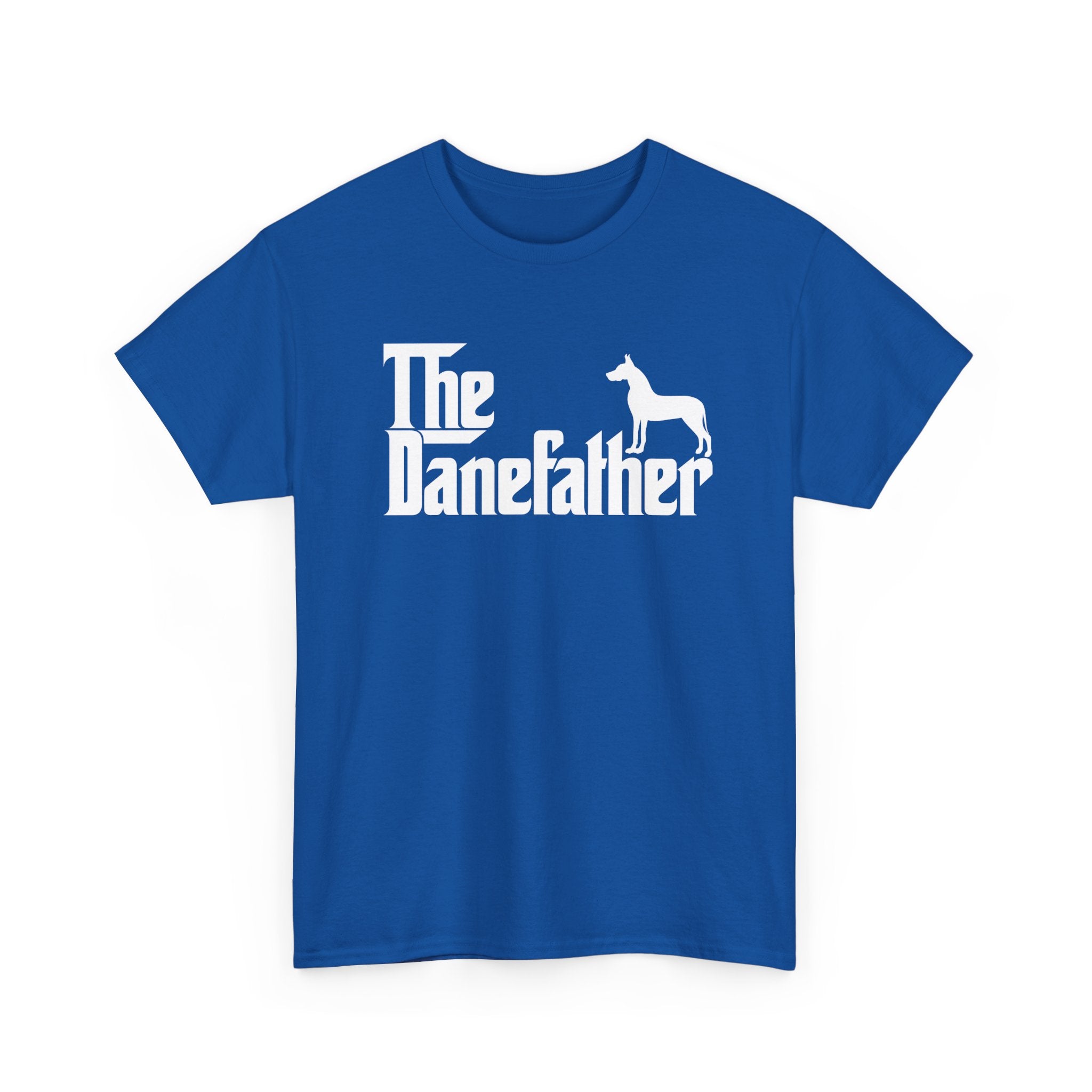 Funny Great Dane Shirt The Danefather Great Dane Dog Dad Gift - Unisex Regular Crewneck T-Shirt