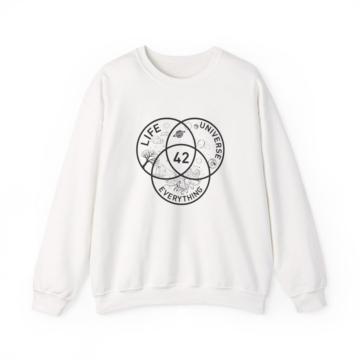 42 - The Answer (White) Sweatshirt