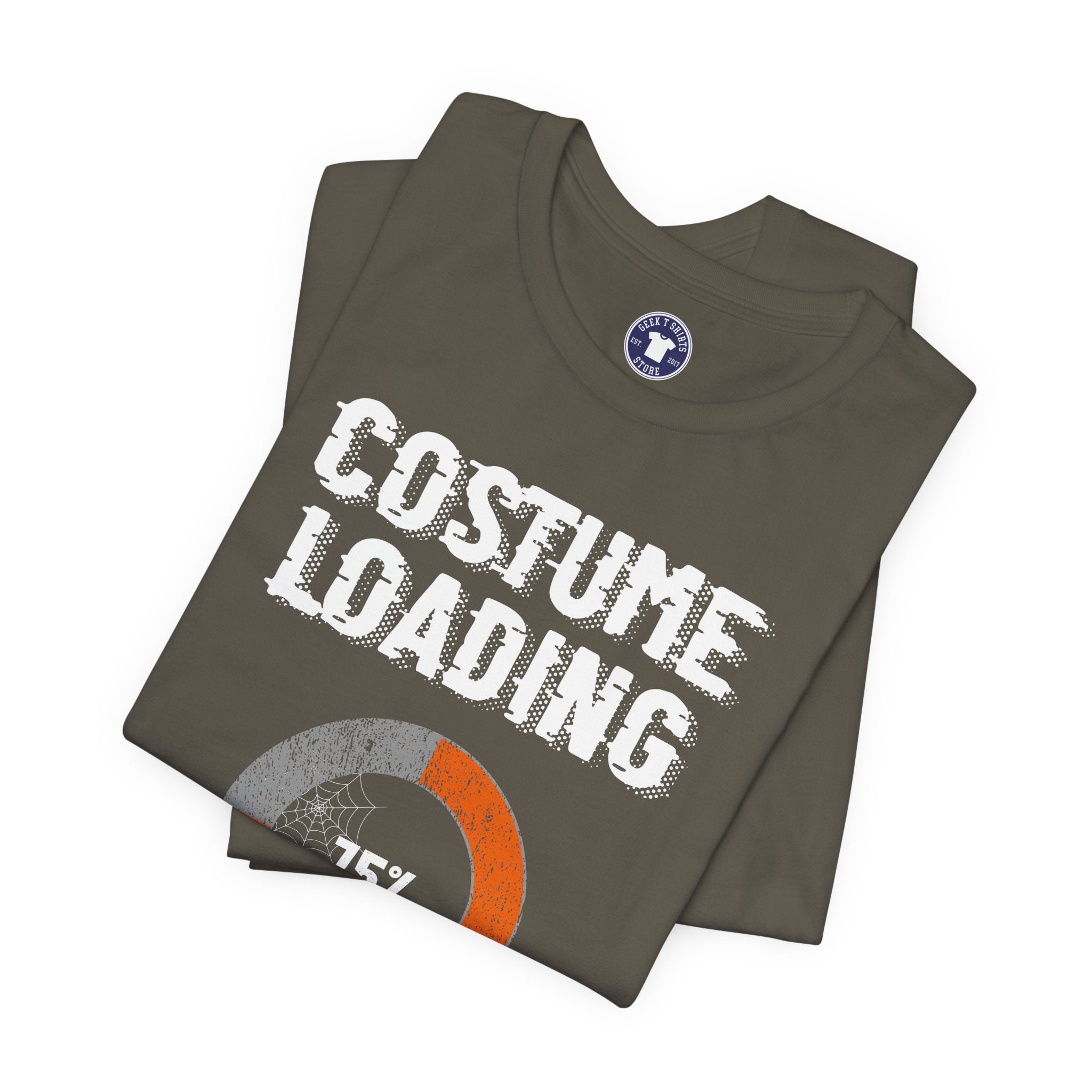 Costume Loading Funny Halloween - Premium Unisex Crewneck T-Shirt