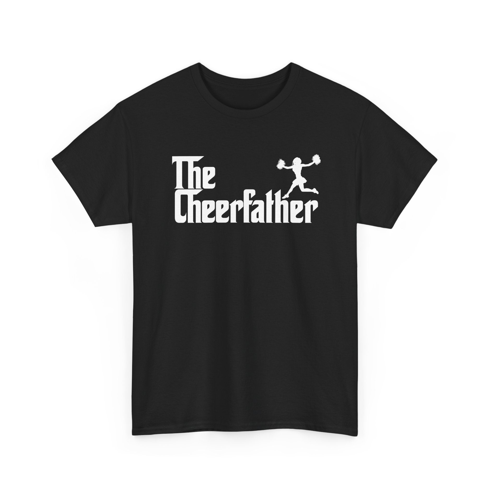 Funny Cheer Dad Shirt The Cheerfather Cheerleader Father Gift - Unisex Regular Crewneck T-Shirt