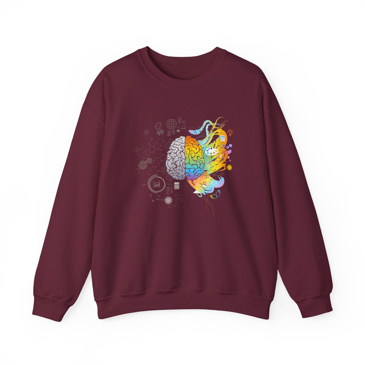 Creative Scientific Brain Sweatshirt