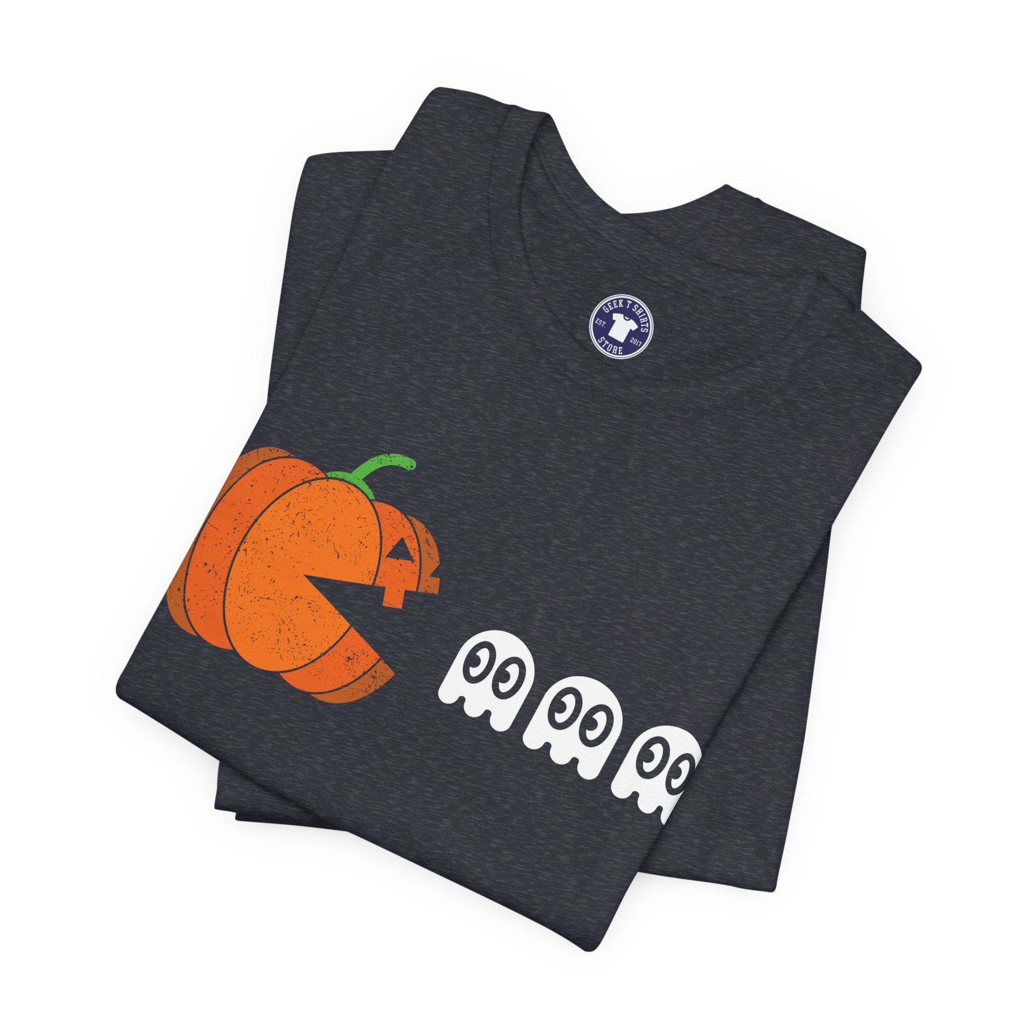 Halloween Retro Gamer - Premium Unisex Crewneck T-Shirt