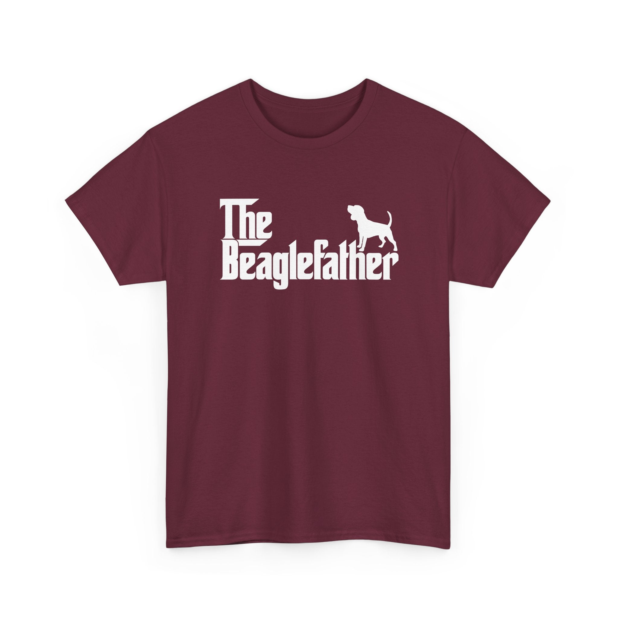 Funny Beagle Shirt The Beaglefather Beagle Dog Dad Gift - Unisex Regular Crewneck T-Shirt
