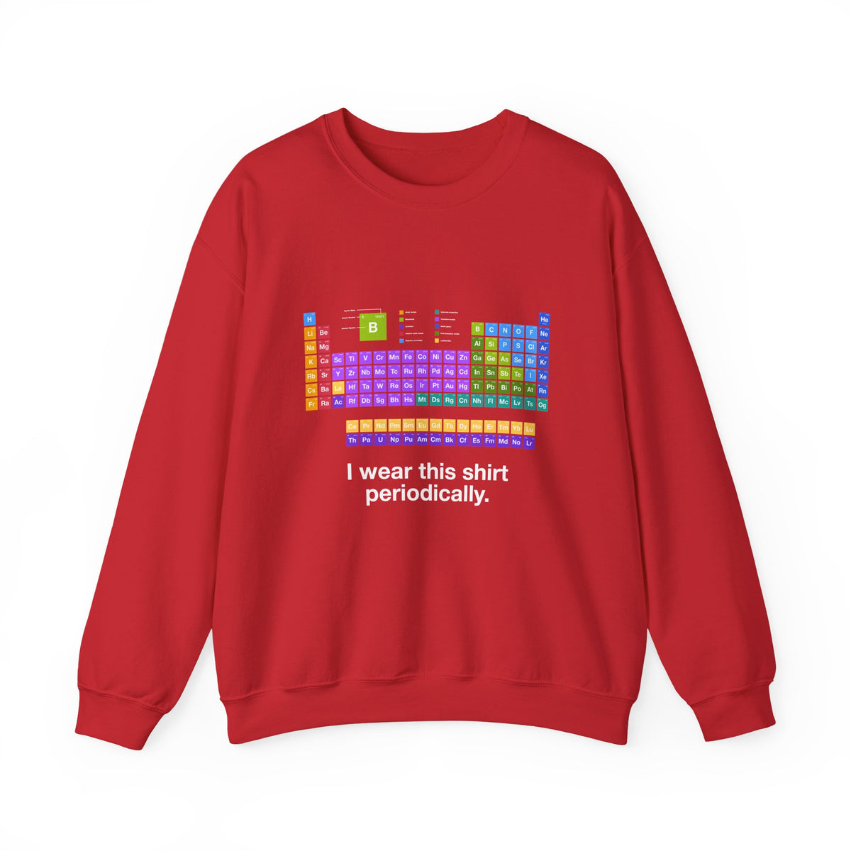 I Wear This Shirt Periodically Sweatshirt