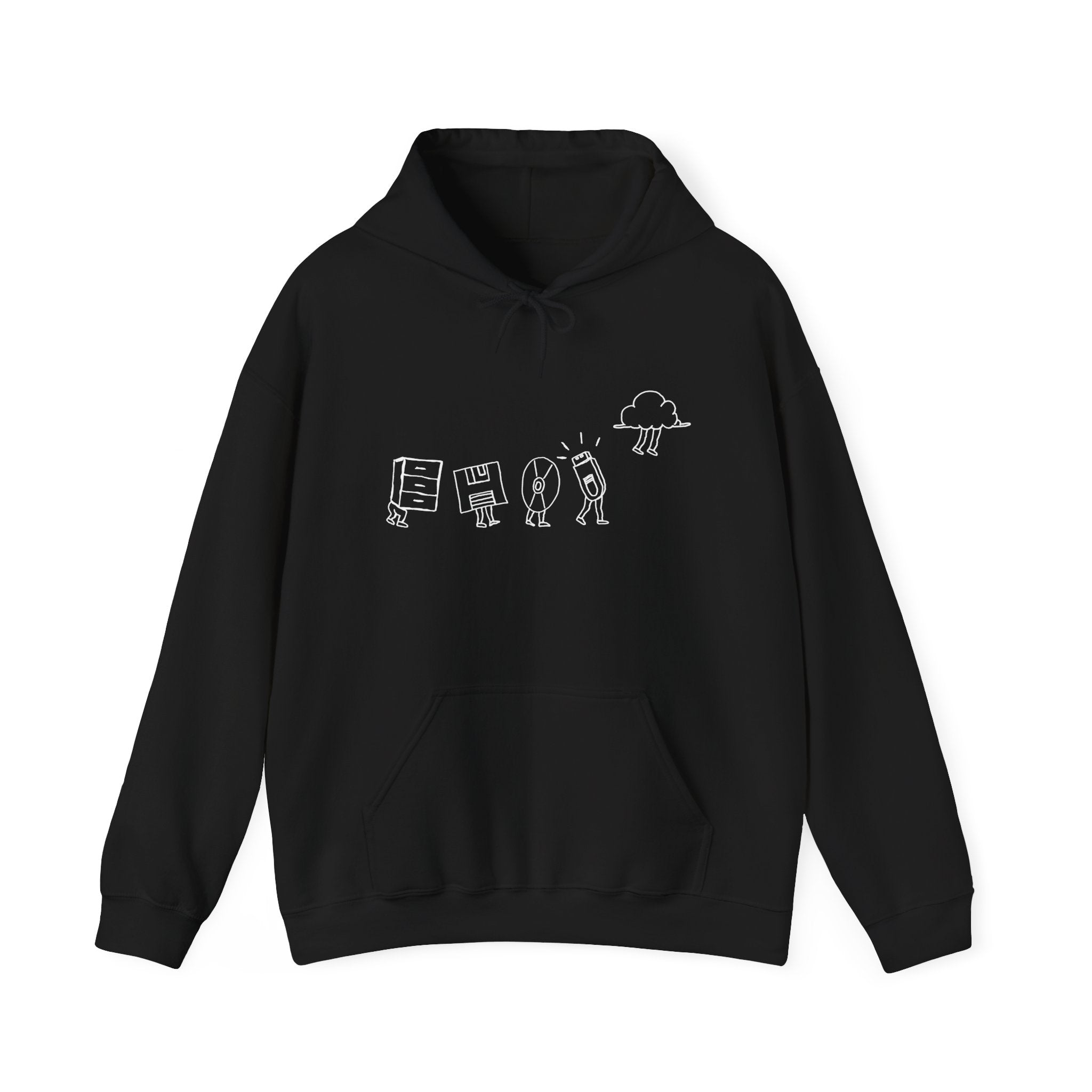 Computer Storage Evolution Cloud - IT Coding - Unisex Hooded Sweatshirt