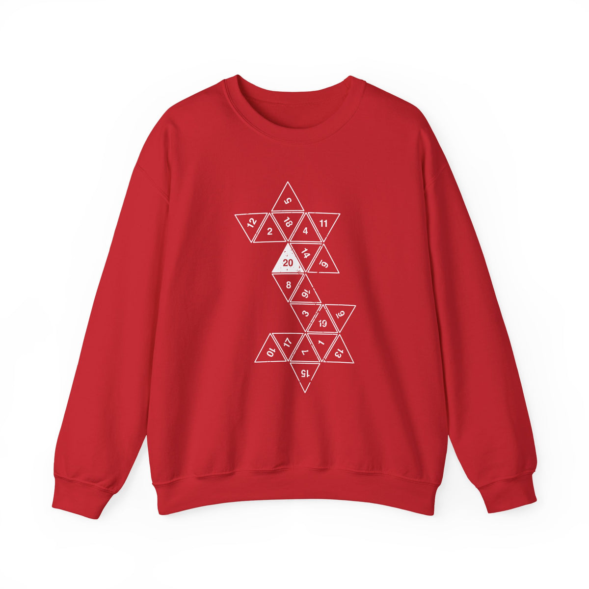 20 Sided Die Sweatshirt