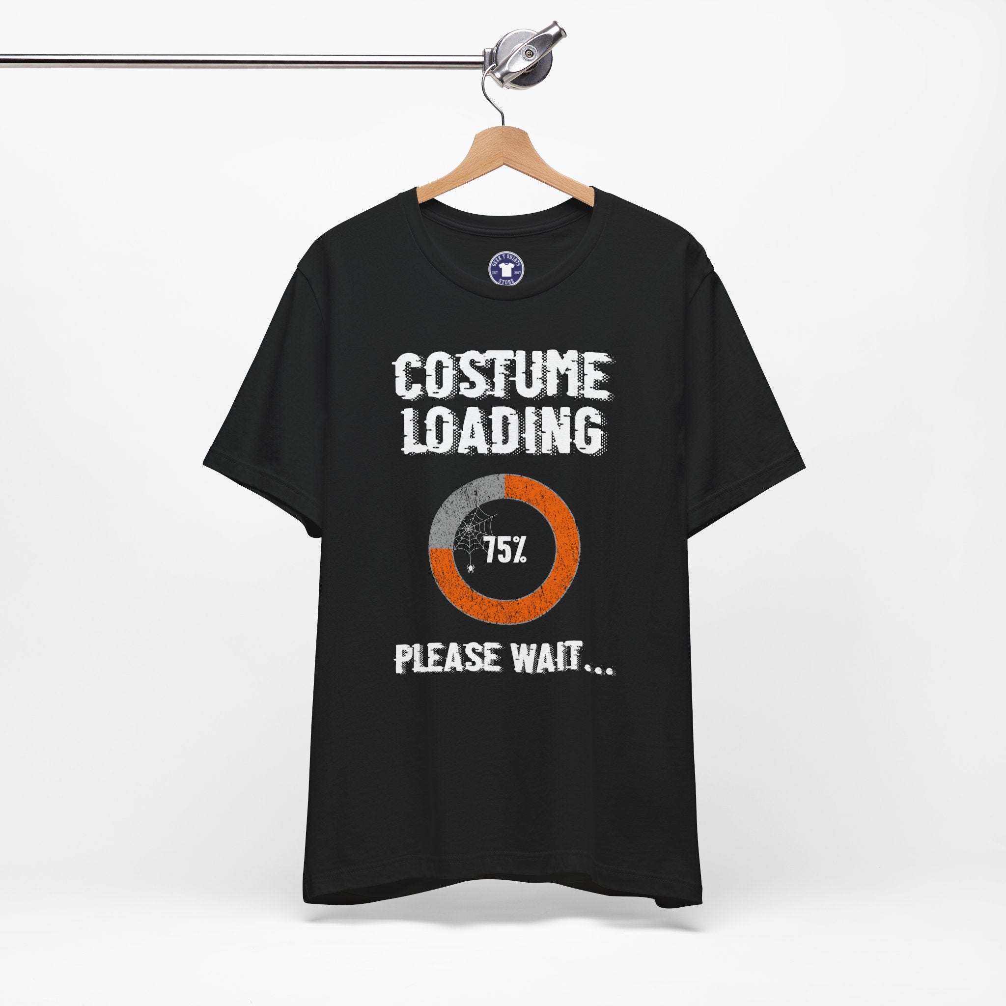 Costume Loading Funny Halloween - Premium Unisex Crewneck T-Shirt