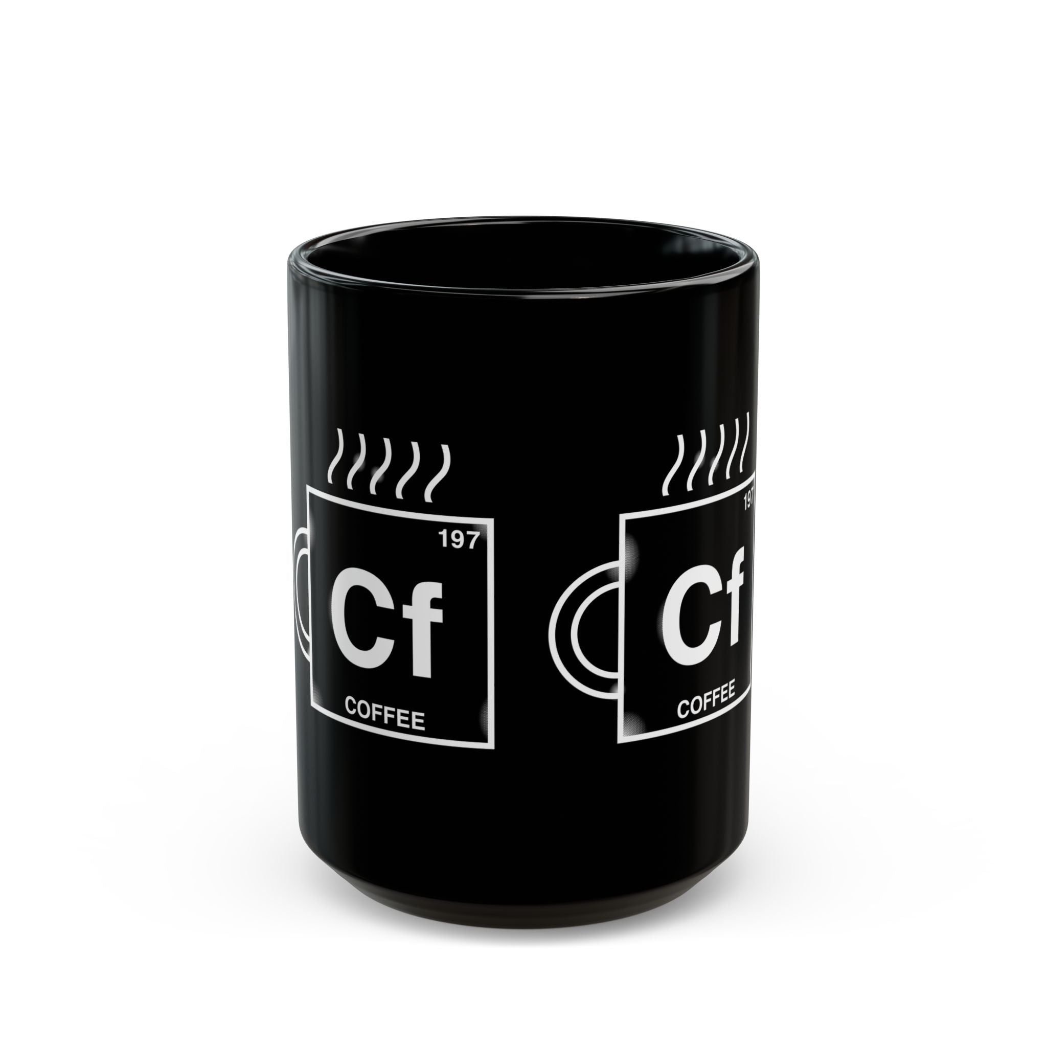 Cf Coffee Element - Black Glossy Mug