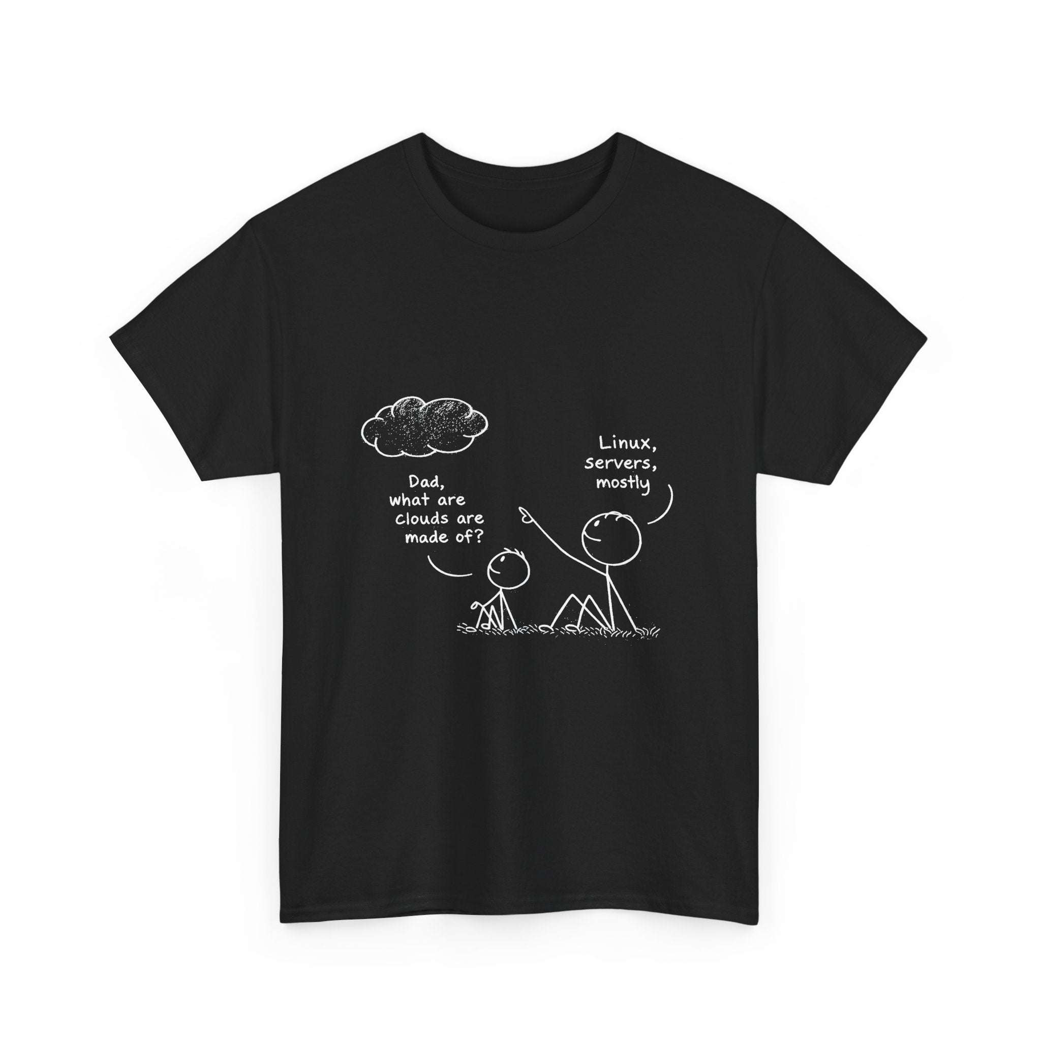 What Are Clouds Made Of Tee - Funny Dad Shirt Gift for Dads