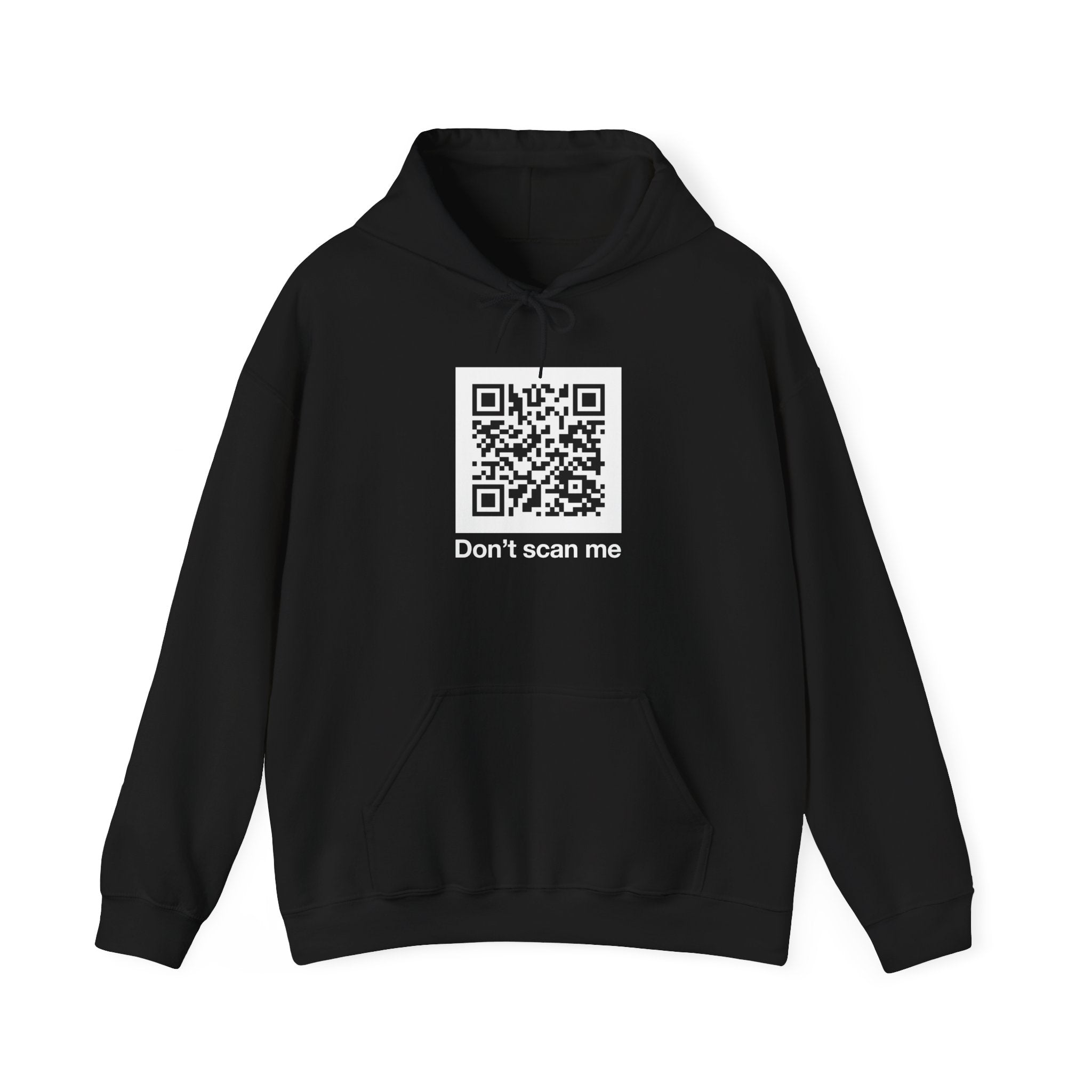 Qr Code Prank - Rick Astley - Dont Scan Me - Unisex Hooded Sweatshirt