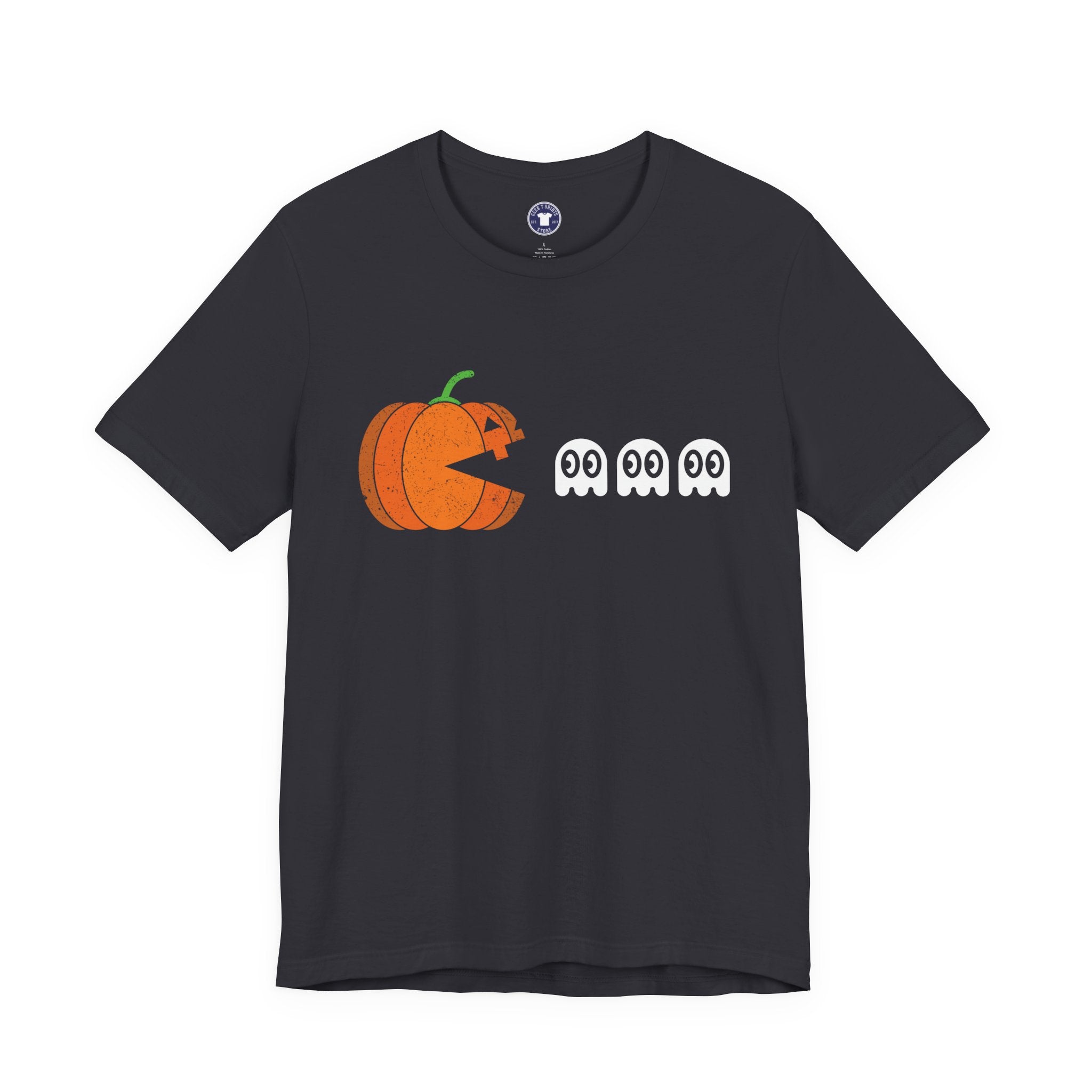 Halloween Retro Gamer - Premium Unisex Crewneck T-Shirt