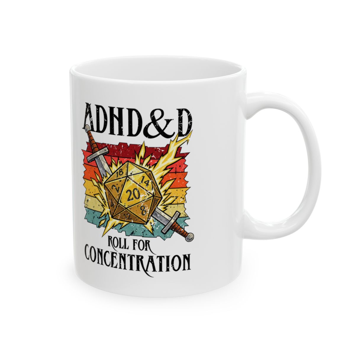 ADHD&D Roll For Concentration Mug right #Size_11oz