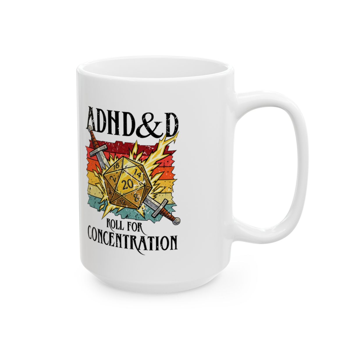 ADHD&D Roll For Concentration Mug right #Size_15oz