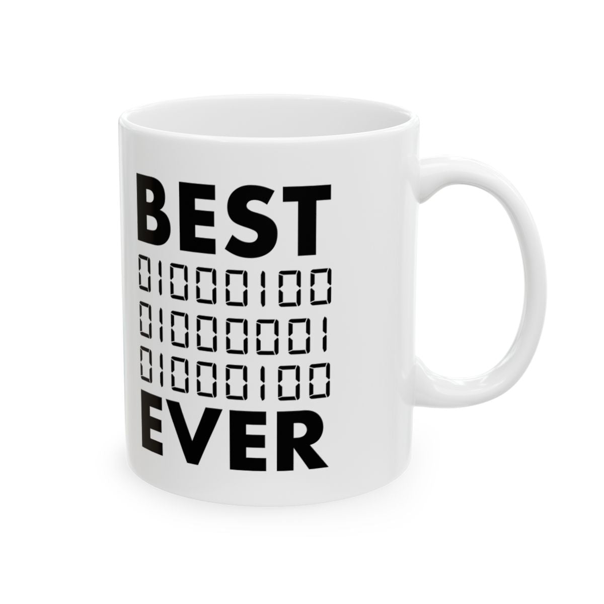 Best Dad Ever In Binary Mug right #Size_11oz