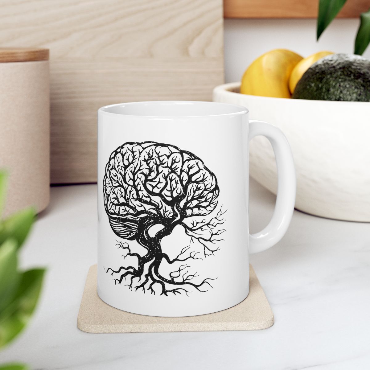Brain Tree Mug context-4