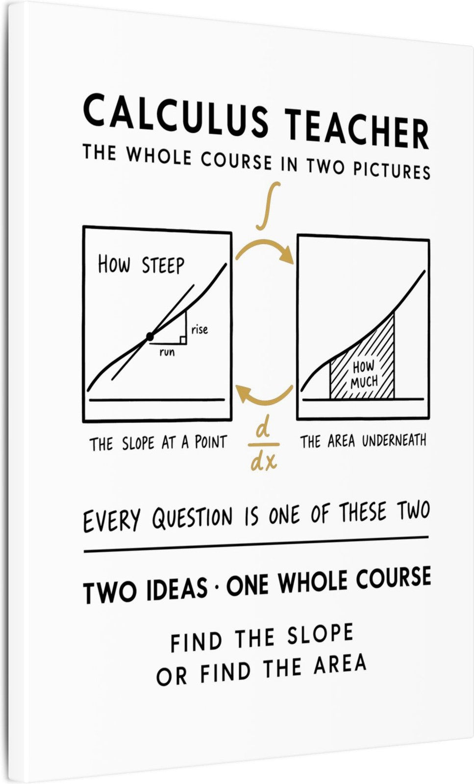 Calculus Teacher Canvas angle
