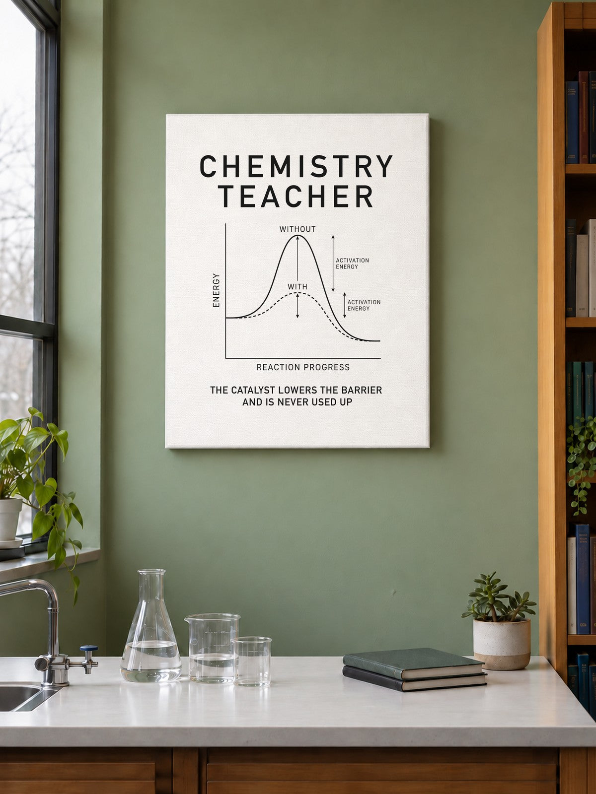 Chemistry Teacher: The Catalyst Canvas in a classroom