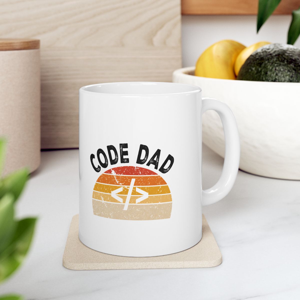 Code Dad Retro Programmer Mug context-4