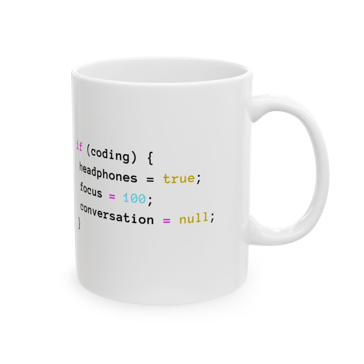 Coding With Headphones Mug right #Size_11oz