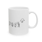 Computer Storage Evolution Mug