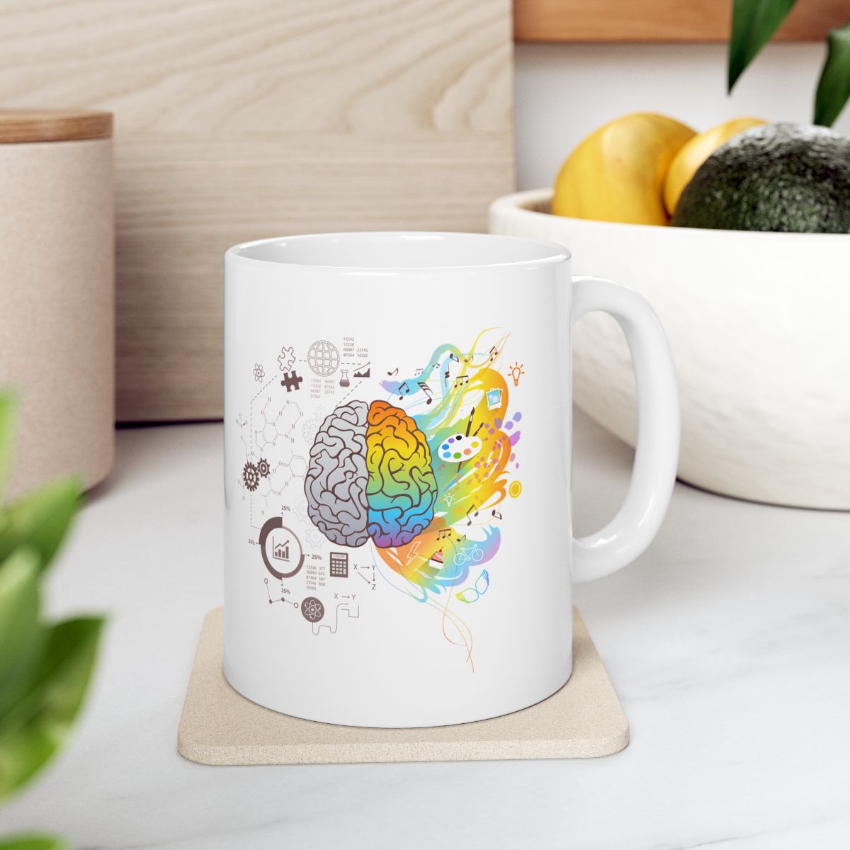 Creative Scientific Brain Mug context-4