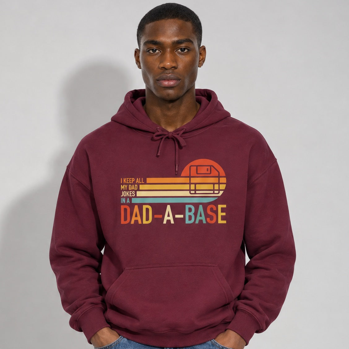 dad a base hoodie model