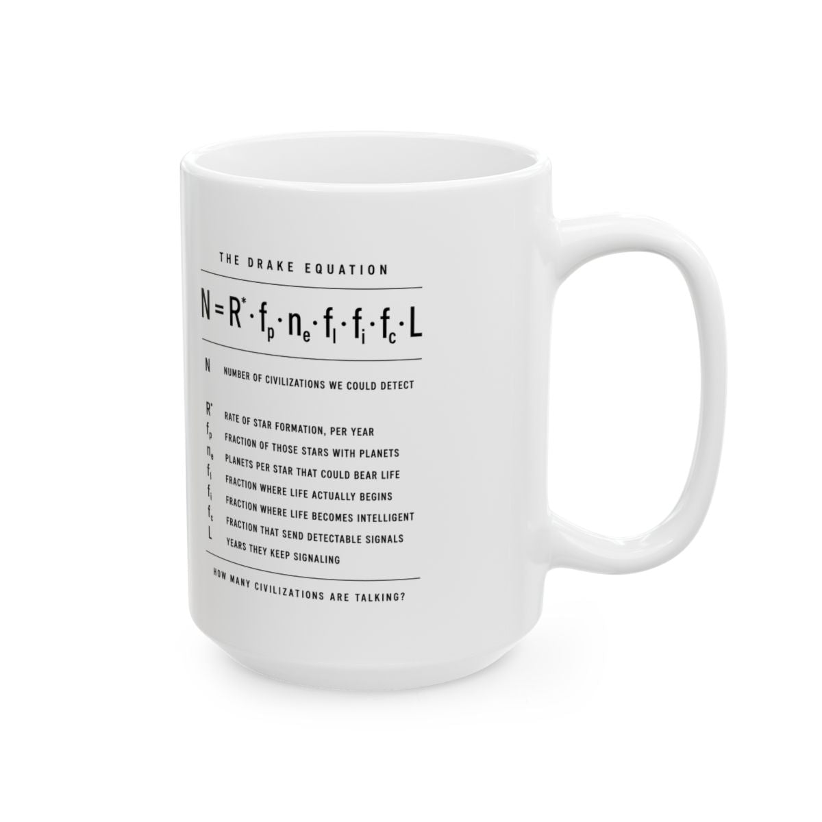 The Drake Equation Mug right #Size_15oz