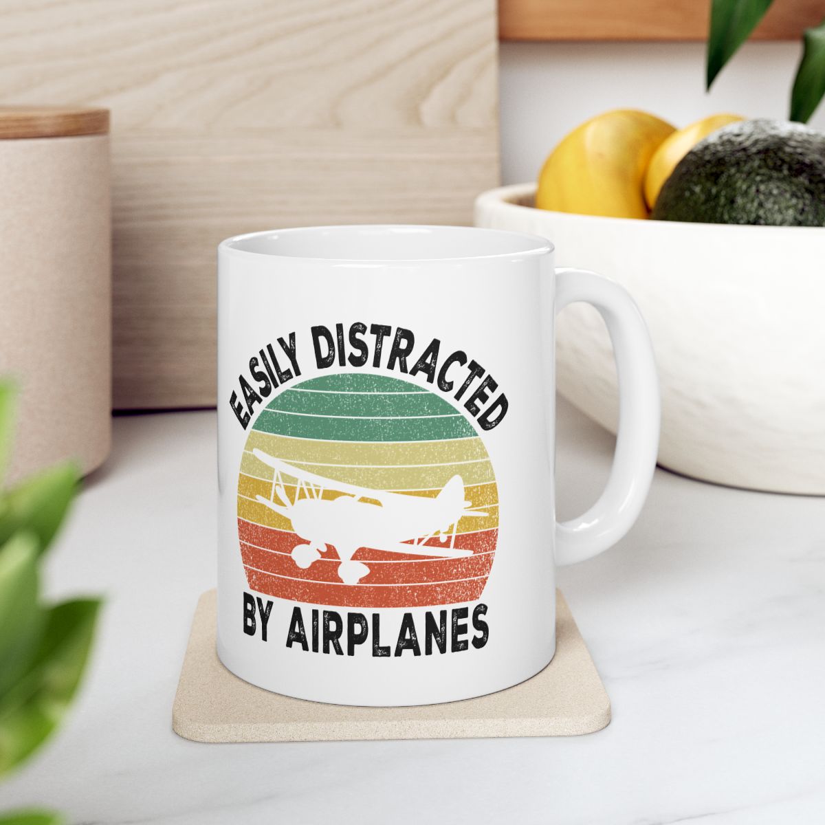 Easily Distracted By Airplanes Mug context-4