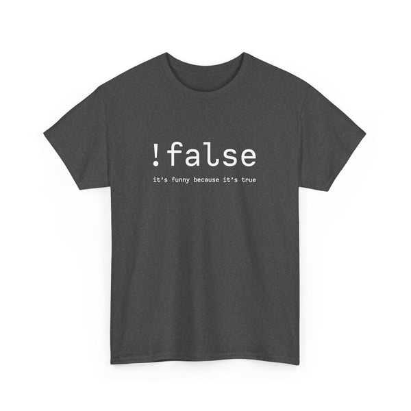 !false