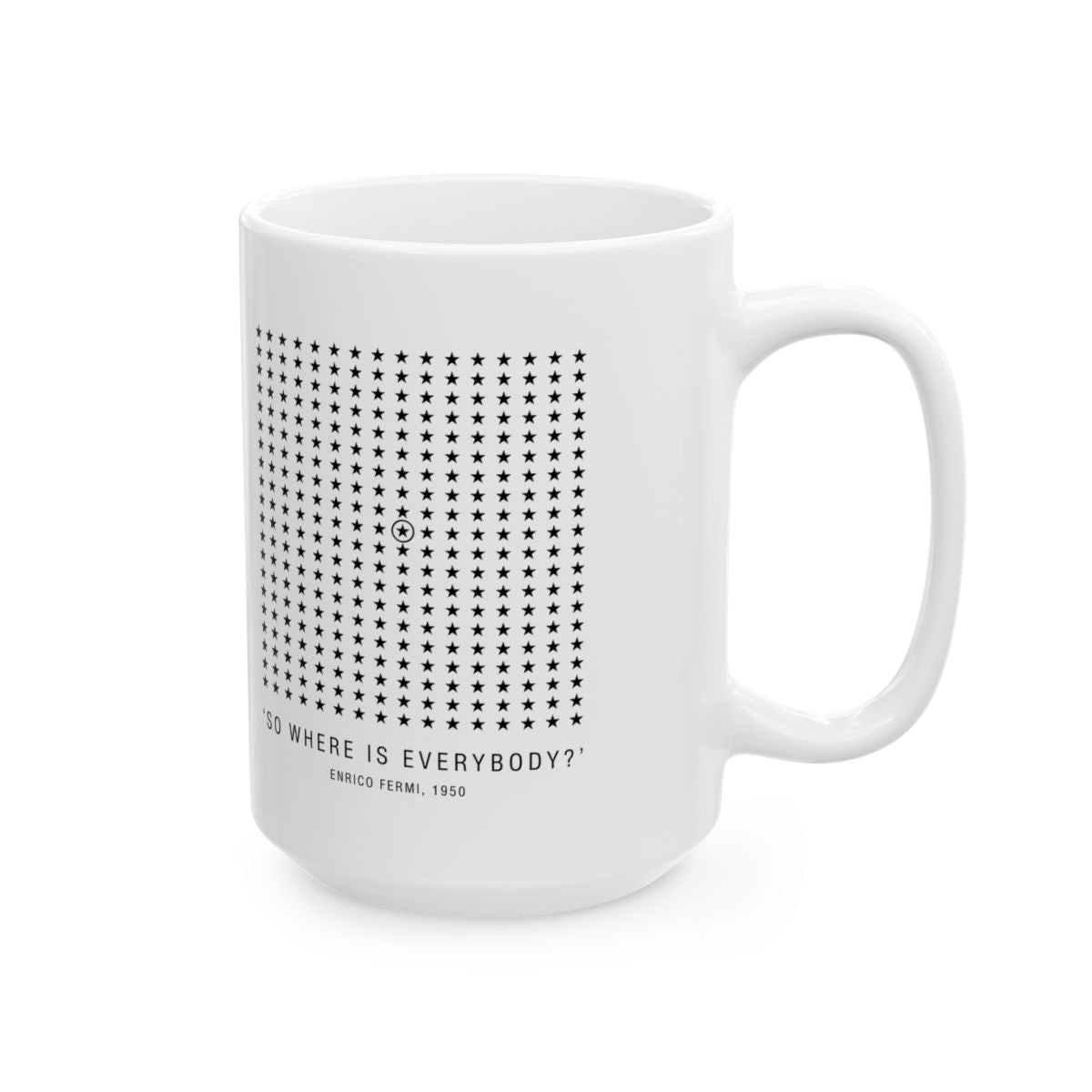 So Where Is Everybody? Mug right #Size_15oz