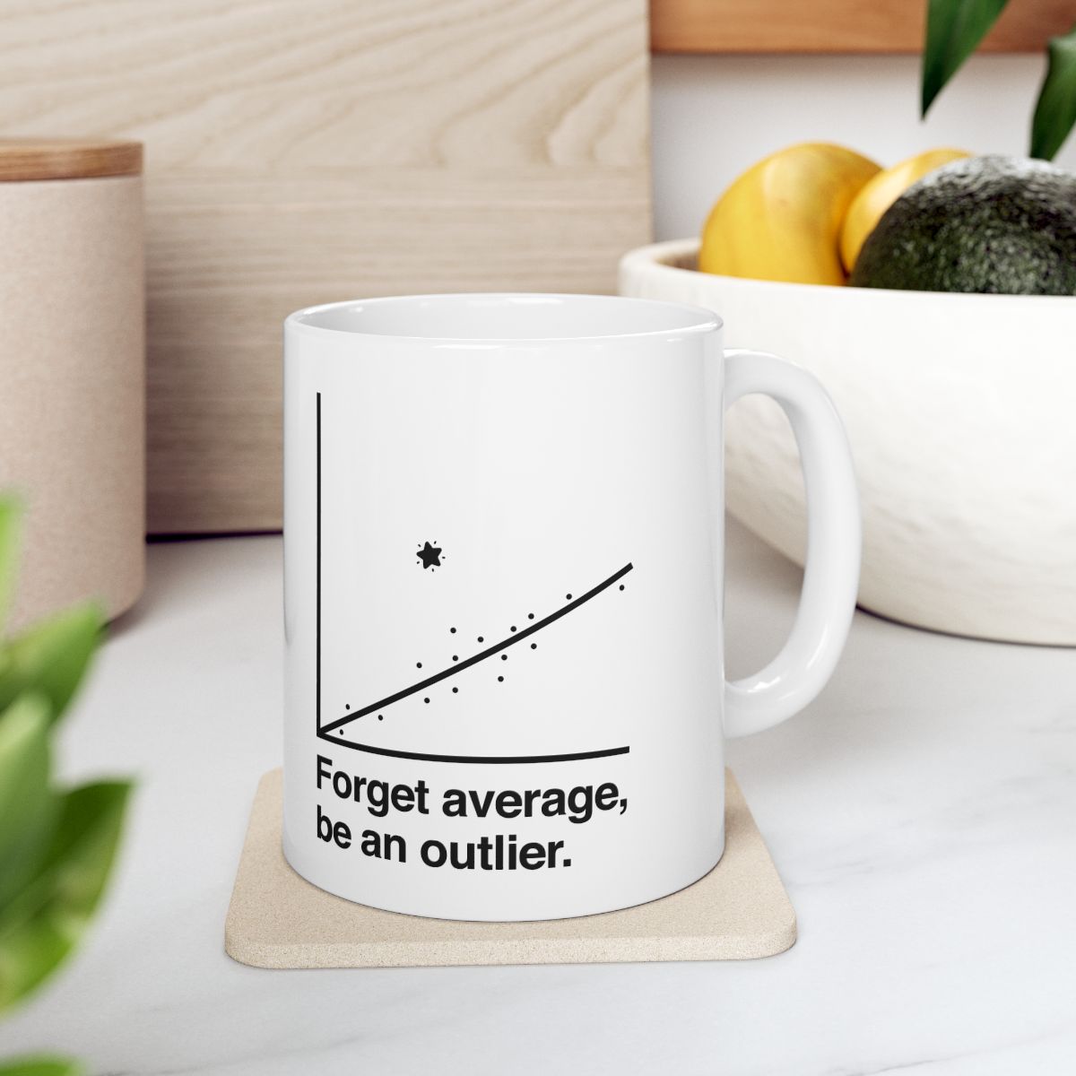 Forget Average Be An Outlier Mug context-4