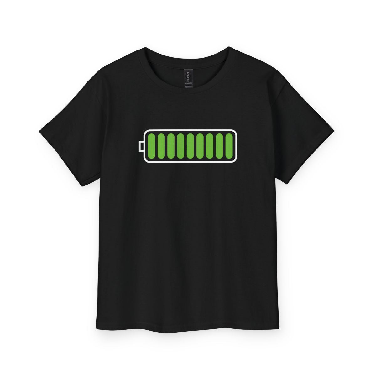 Funny Family Matching Shirts - Battery Life Parent & Kid Set