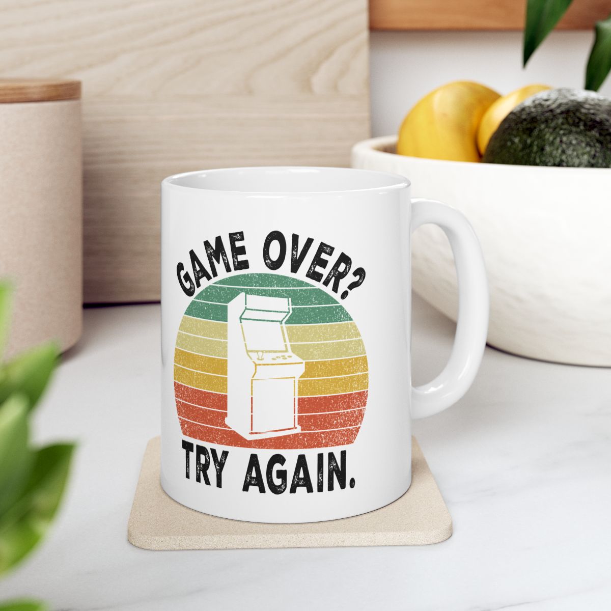 Game Over? Try Again. Mug context-4