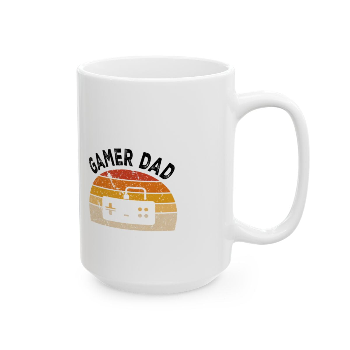 Gamer Dad Retro Controller Mug right #Size_15oz
