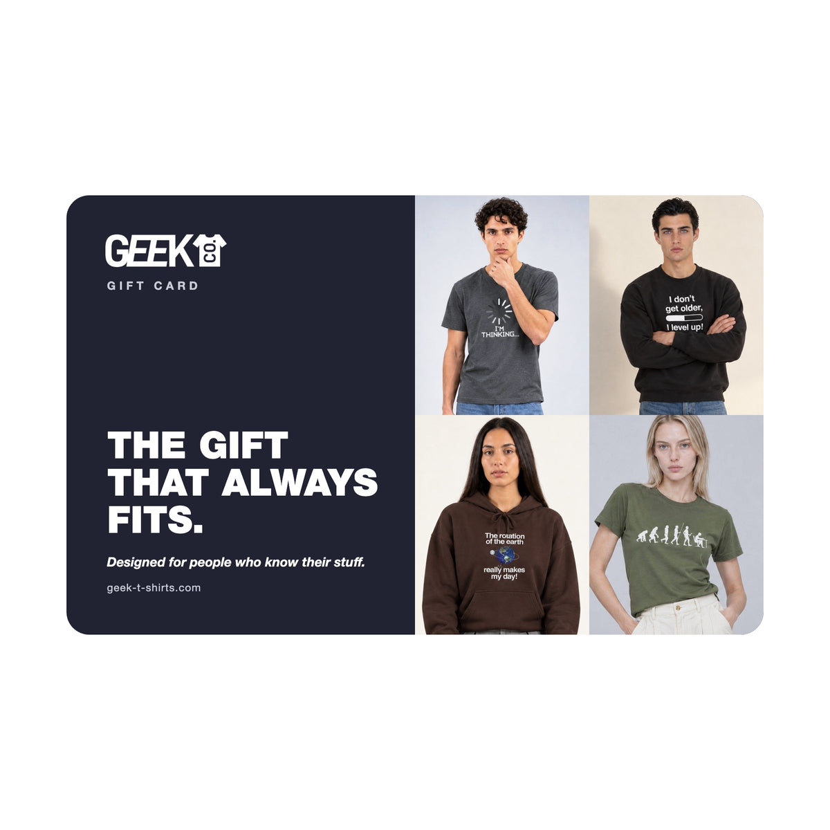 Geek T-Shirts Co. gift card