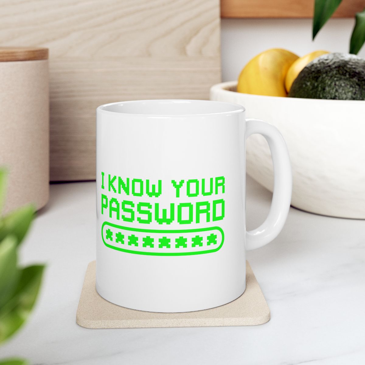 I Know Your Password Mug context-4