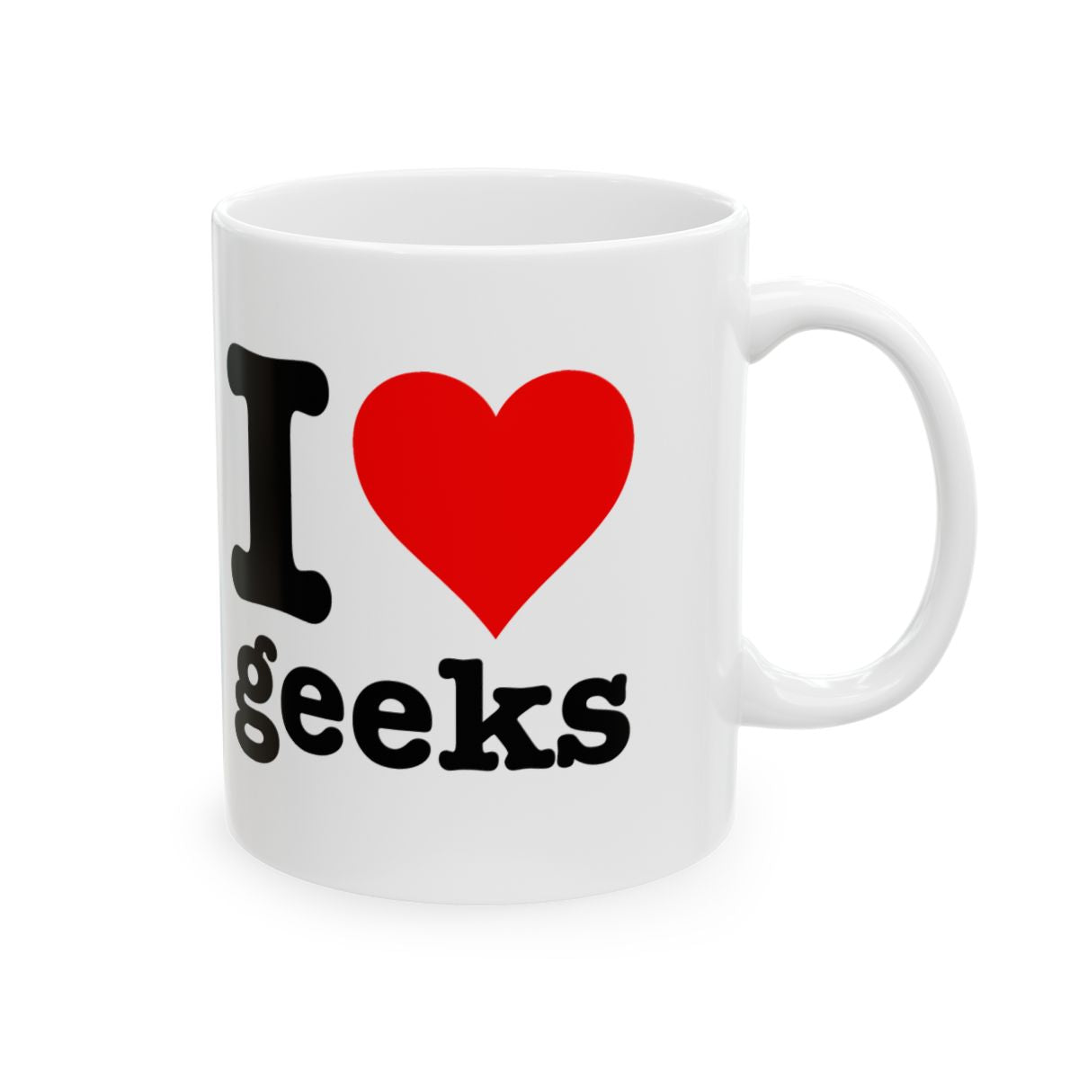 I Love Geeks Mug right #Size_11oz