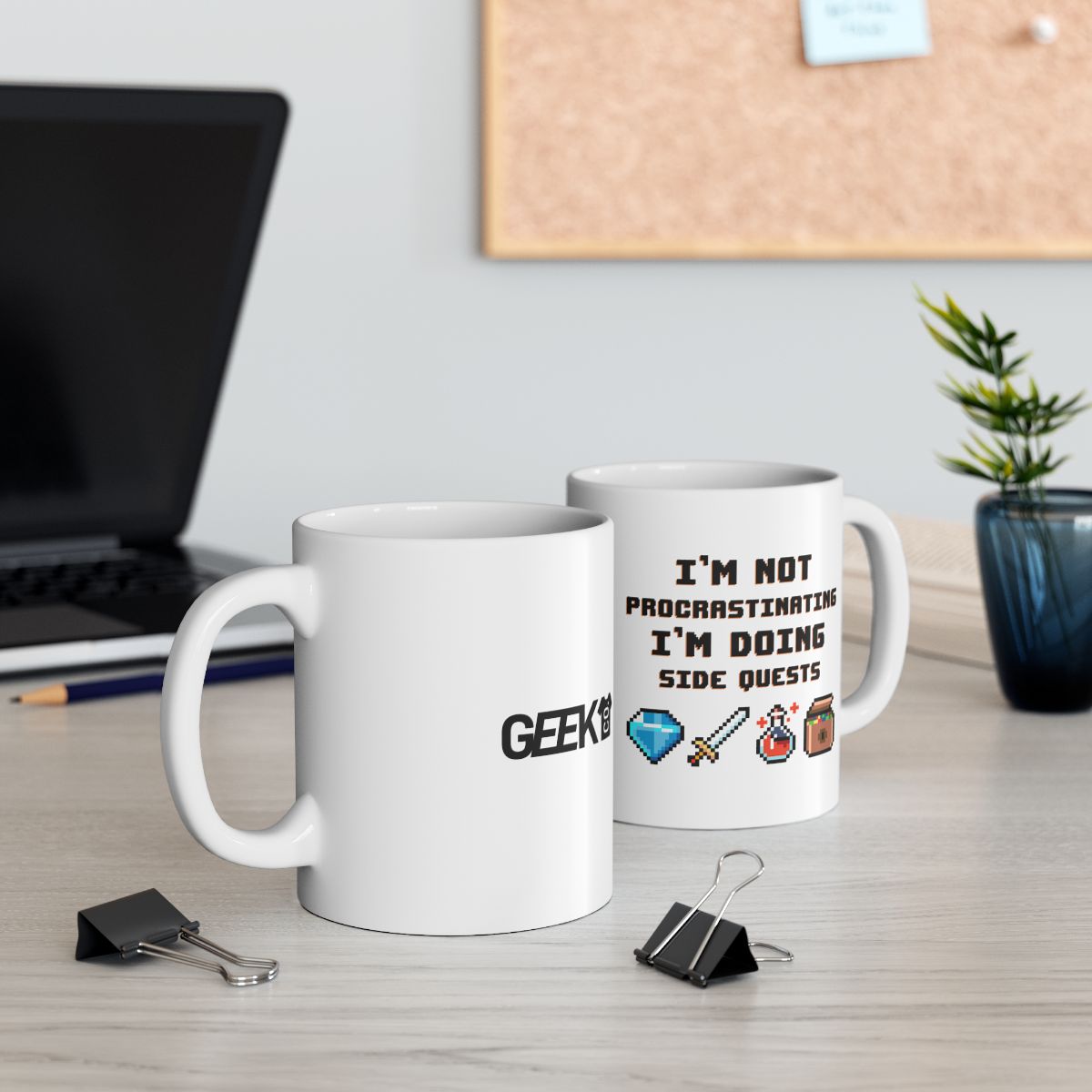 I'm Doing Side Quests Mug context-2